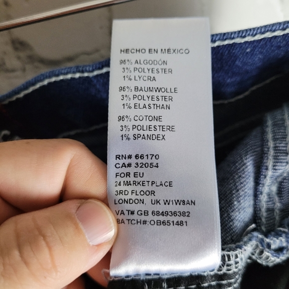 BDG | UO Urban Outfitters Twig high rise stretch denim frayed hem jean shorts - Picture 7 of 7